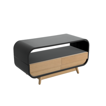 黑色现代茶几家具3D模型