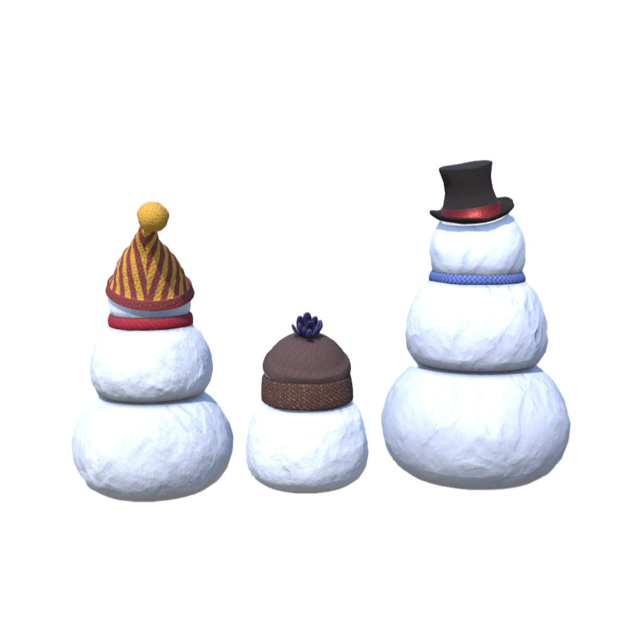 冬季场景装饰y雪人的一家3D模型 | 装饰,场景道具,雪人,冬季,人偶,雪人3D模型,圣诞节雪人,Snowman,小雪人,3D模型,3D打印,3D素材,obj,glTF,fbx,dae,stl,3ds,glb,usdz,3dmax,blender模型,VisionPro,3D建模,3D扫描,3d打印模型