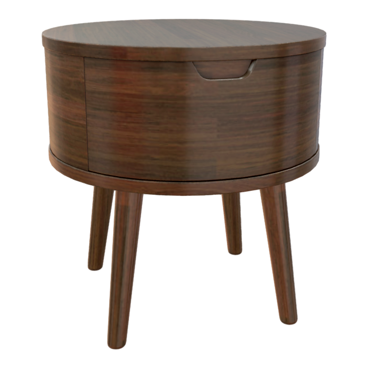 简约实木圆形床头柜 | AR模型,柜子,实木,简约,宜家,现代,床头柜3D模型,圆形床头柜,梳妆柜,化妆柜,3D模型,3D打印,3D素材,obj,glTF,fbx,dae,stl,3ds,glb,usdz,3dmax,blender模型,VisionPro,3D建模,3D扫描,3d打印模型