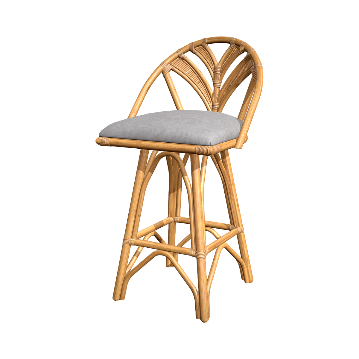 植物藤椅吧椅靠背椅 | 木椅,宜家,靠背椅,藤椅,室内家具,吧椅,高脚椅,3D模型,3D打印,3D素材,obj,glTF,fbx,dae,stl,3ds,glb,usdz,3dmax,blender模型,VisionPro,3D建模,3D扫描,3d打印模型