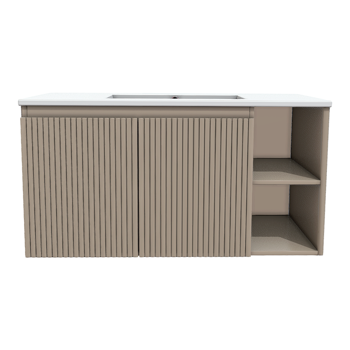 奶油风卫生间洗漱台洗手脸盆柜 | AR模型,轻奢,室内家具,厨卫设施,洗漱台,奶油风,一体柜,脸盆柜,浴室柜,3D模型,3D打印,3D素材,obj,glTF,fbx,dae,stl,3ds,glb,usdz,3dmax,blender模型,VisionPro,3D建模,3D扫描,3d打印模型