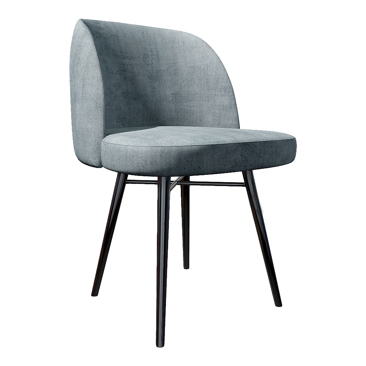 酒店椅洽谈咖啡厅椅子北欧吧台椅 | 椅子,洽谈椅,吧台椅,布艺,吧椅,酒店椅,科技布,灰色,3D模型,3D打印,3D素材,obj,glTF,fbx,dae,stl,3ds,glb,usdz,3dmax,blender模型,VisionPro,3D建模,3D扫描,3d打印模型