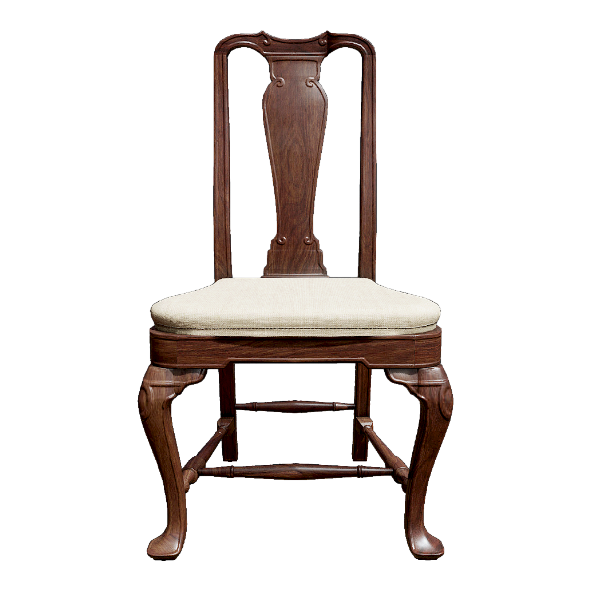  中式古典风格无扶手餐椅 | AR家具,复古,实木,靠背椅,餐椅,古典,中式,仿古,茶楼椅,3D模型,3D打印,3D素材,obj,glTF,fbx,dae,stl,3ds,glb,usdz,3dmax,blender模型,VisionPro,3D建模,3D扫描,3d打印模型