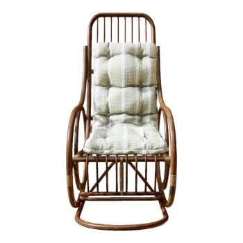  藤摇椅老人藤椅天然藤逍遥椅