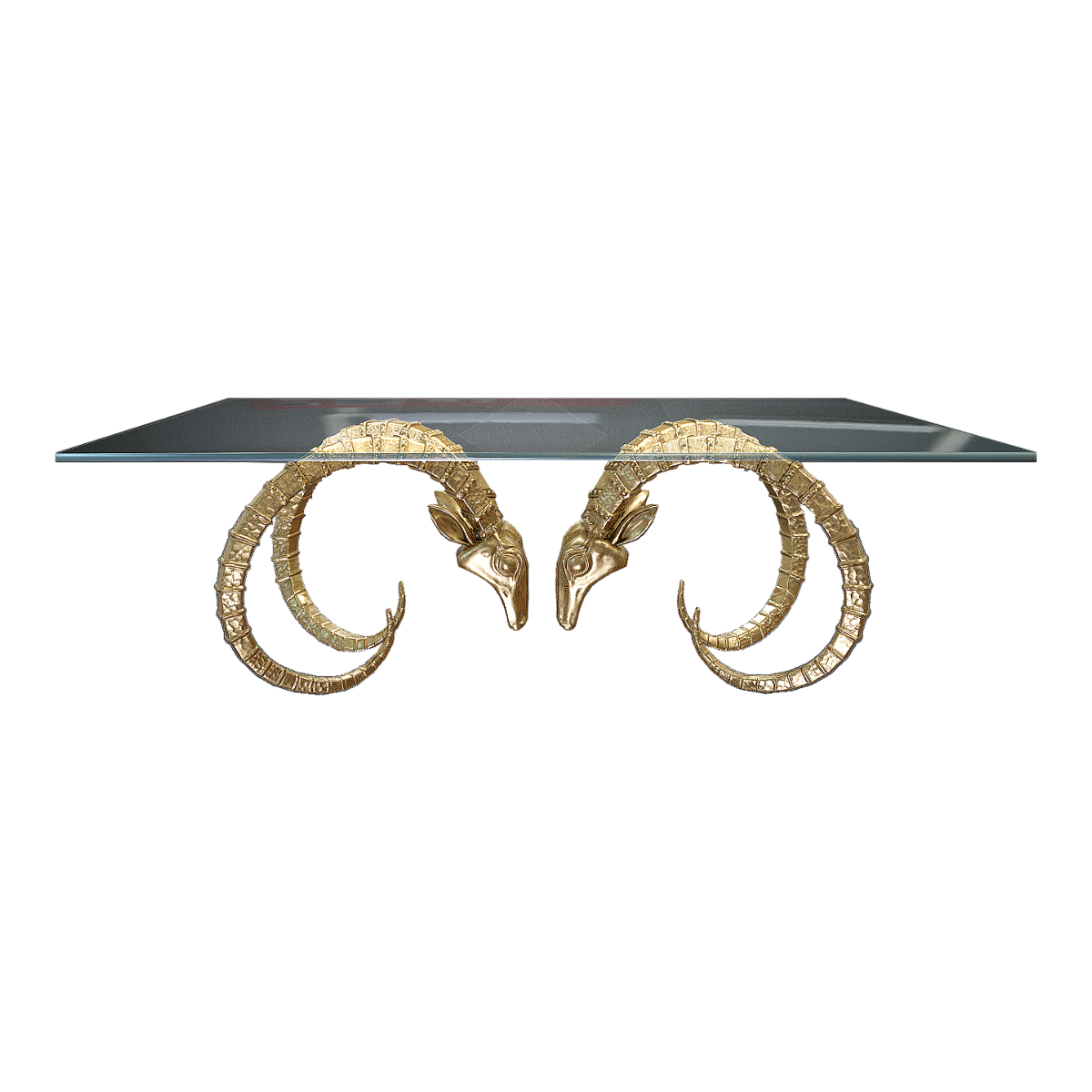 创意羊角设计玻璃茶几咖啡桌 | 咖啡桌,茶几,玻璃,设计,玻璃茶几,创意,玻璃桌,镀金,3D模型,3D打印,3D素材,obj,glTF,fbx,dae,stl,3ds,glb,usdz,3dmax,blender模型,VisionPro,3D建模,3D扫描,3d打印模型