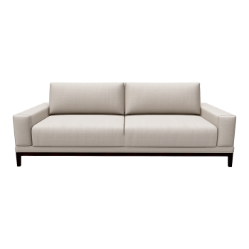 生态宜家White羽白复古布艺沙发侘寂风沙发