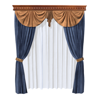 欧式窗帘客厅奢华大气简欧成品高档窗幔帘头