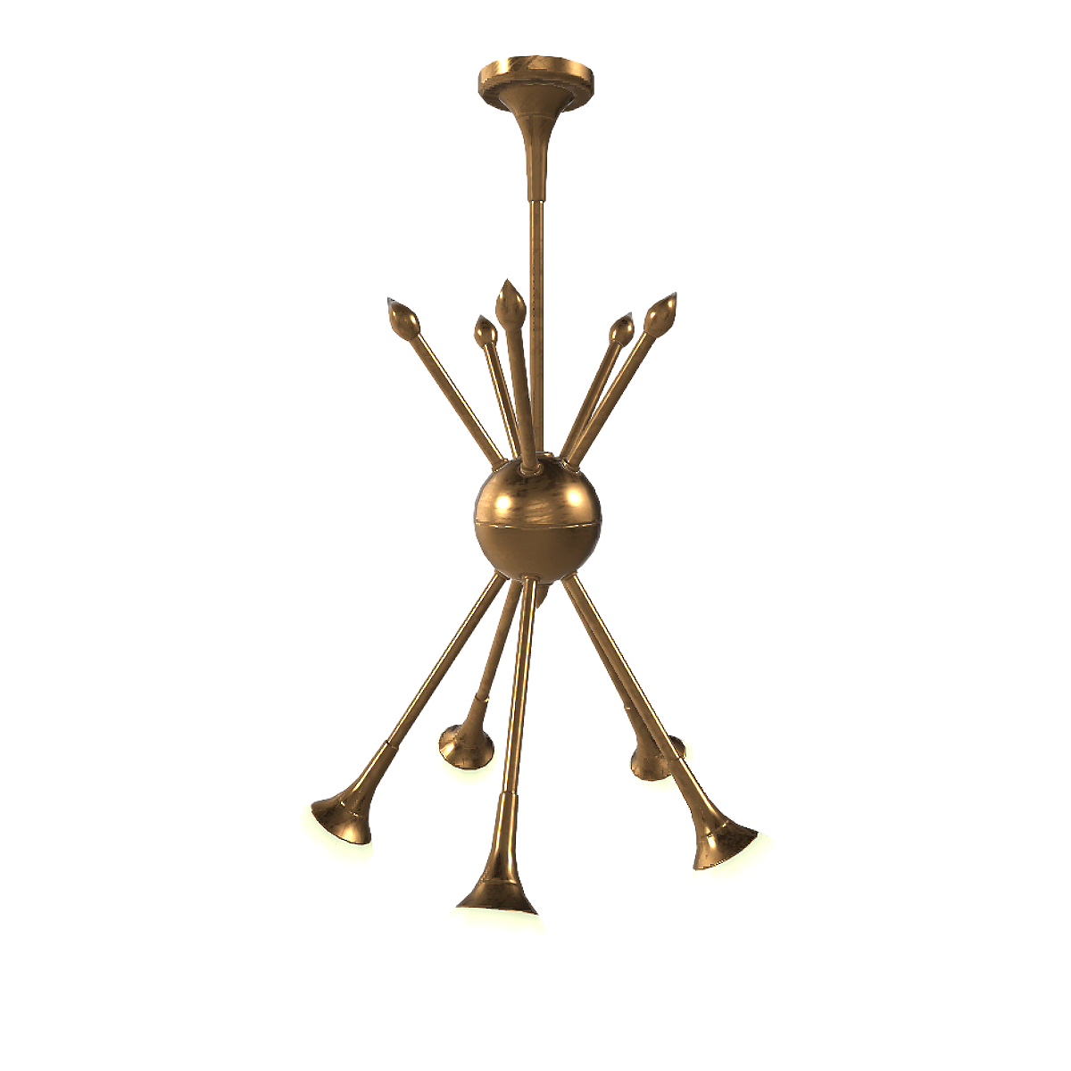 乡村客厅枝形吊灯北欧创意圆形玻璃灯罩全铜吊灯 | 灯具,吊灯,照明,创意,玻璃灯,全铜,顶灯,圆形玻璃灯,枝形吊灯,金属吊灯,3D模型,3D打印,3D素材,obj,glTF,fbx,dae,stl,3ds,glb,usdz,3dmax,blender模型,VisionPro,3D建模,3D扫描,3d打印模型