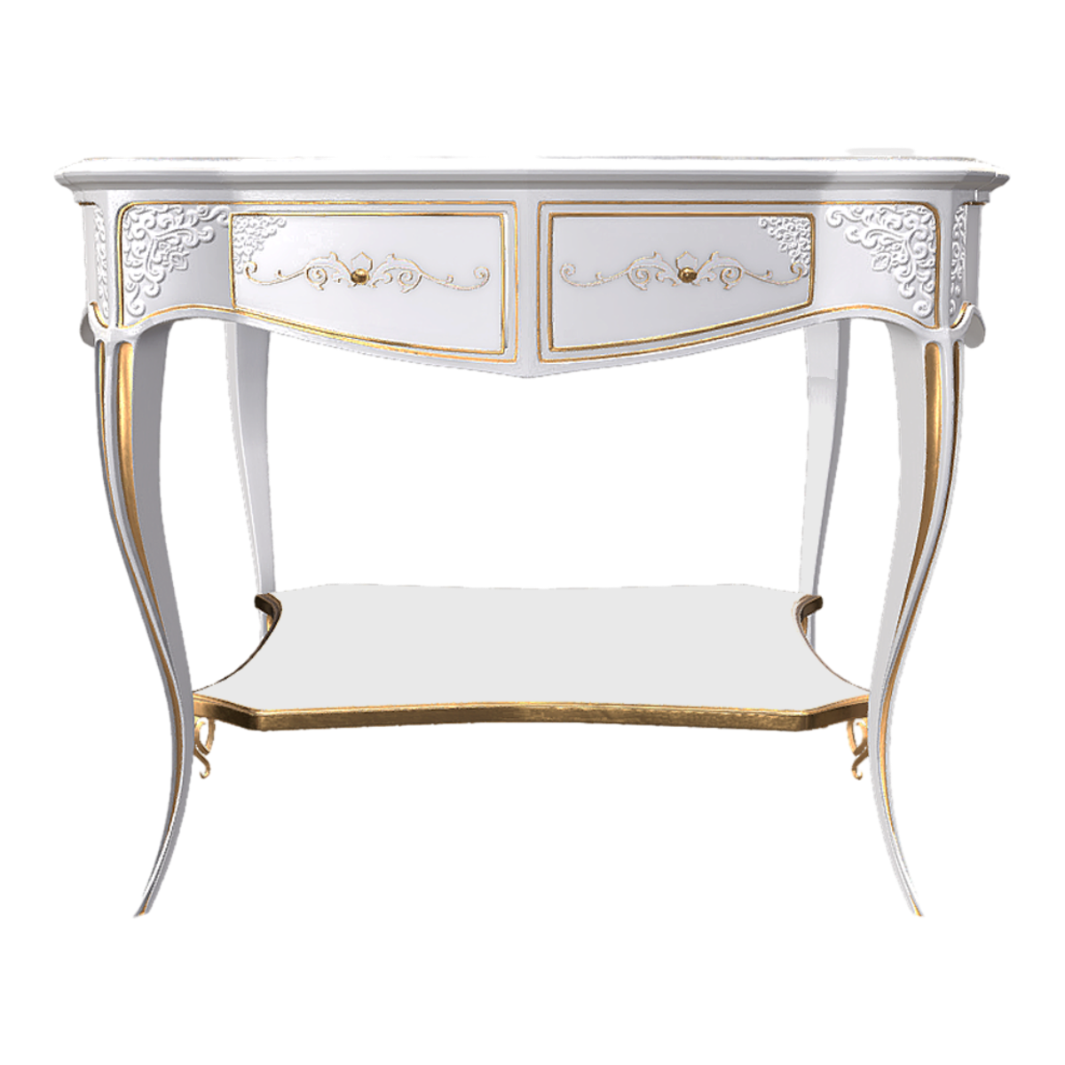 轻奢实木金边雕花玄关桌别墅客厅玄关台 | 欧式,雕花,古典,梳妆台,梳妆桌,门厅柜,金边,玄关台,玄关桌,青灰色,3D模型,3D打印,3D素材,obj,glTF,fbx,dae,stl,3ds,glb,usdz,3dmax,blender模型,VisionPro,3D建模,3D扫描,3d打印模型