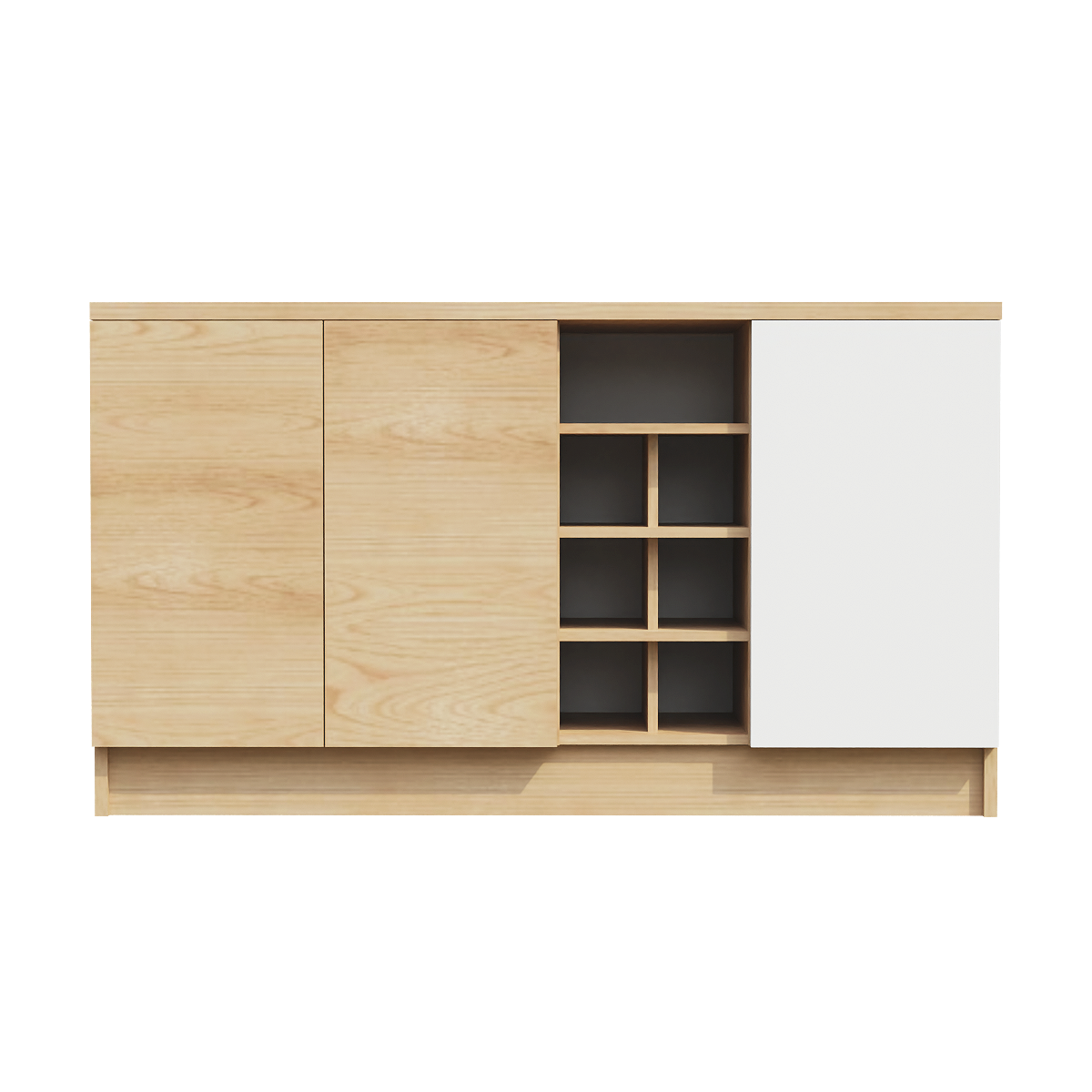 北欧简约风格客厅家具组合地柜餐边柜 | 柜子,置物柜,原木色,北欧,地柜,餐边柜,边柜,矮柜,实木餐边柜,实木边柜,3D模型,3D打印,3D素材,obj,glTF,fbx,dae,stl,3ds,glb,usdz,3dmax,blender模型,VisionPro,3D建模,3D扫描,3d打印模型