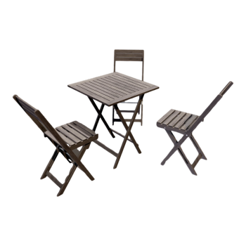 写实休闲桌椅3D模型