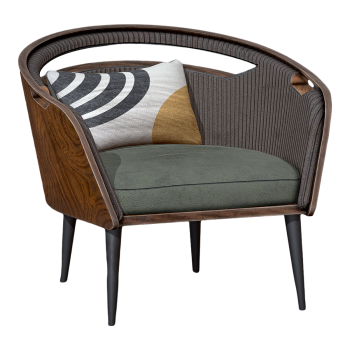 新中式实木靠背椅3D模型