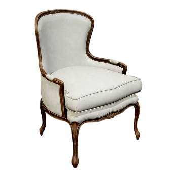 欧式复古单人靠背椅3D模型