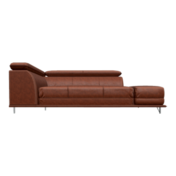 意式真皮转角沙发3D模型