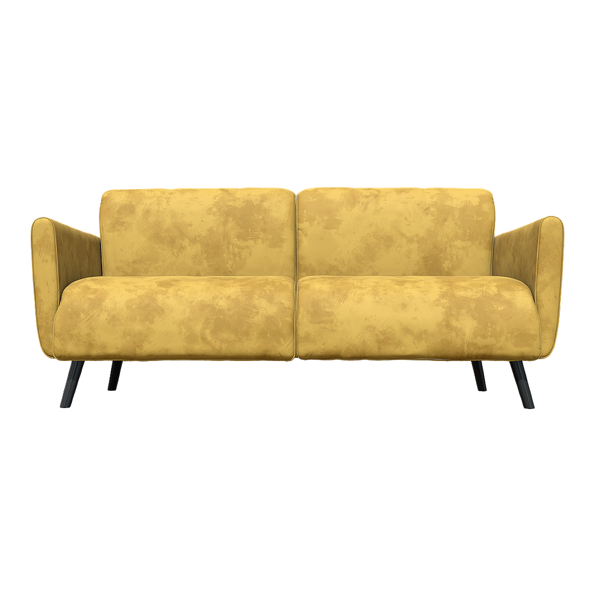 北欧黄色仿真皮双人位高脚沙发 | 沙发,真皮沙发,宜家,北欧,客厅,高脚沙发,双人位沙发,一字型沙发,仿真皮,3D模型,3D打印,3D素材,obj,glTF,fbx,dae,stl,3ds,glb,usdz,3dmax,blender模型,VisionPro,3D建模,3D扫描,3d打印模型