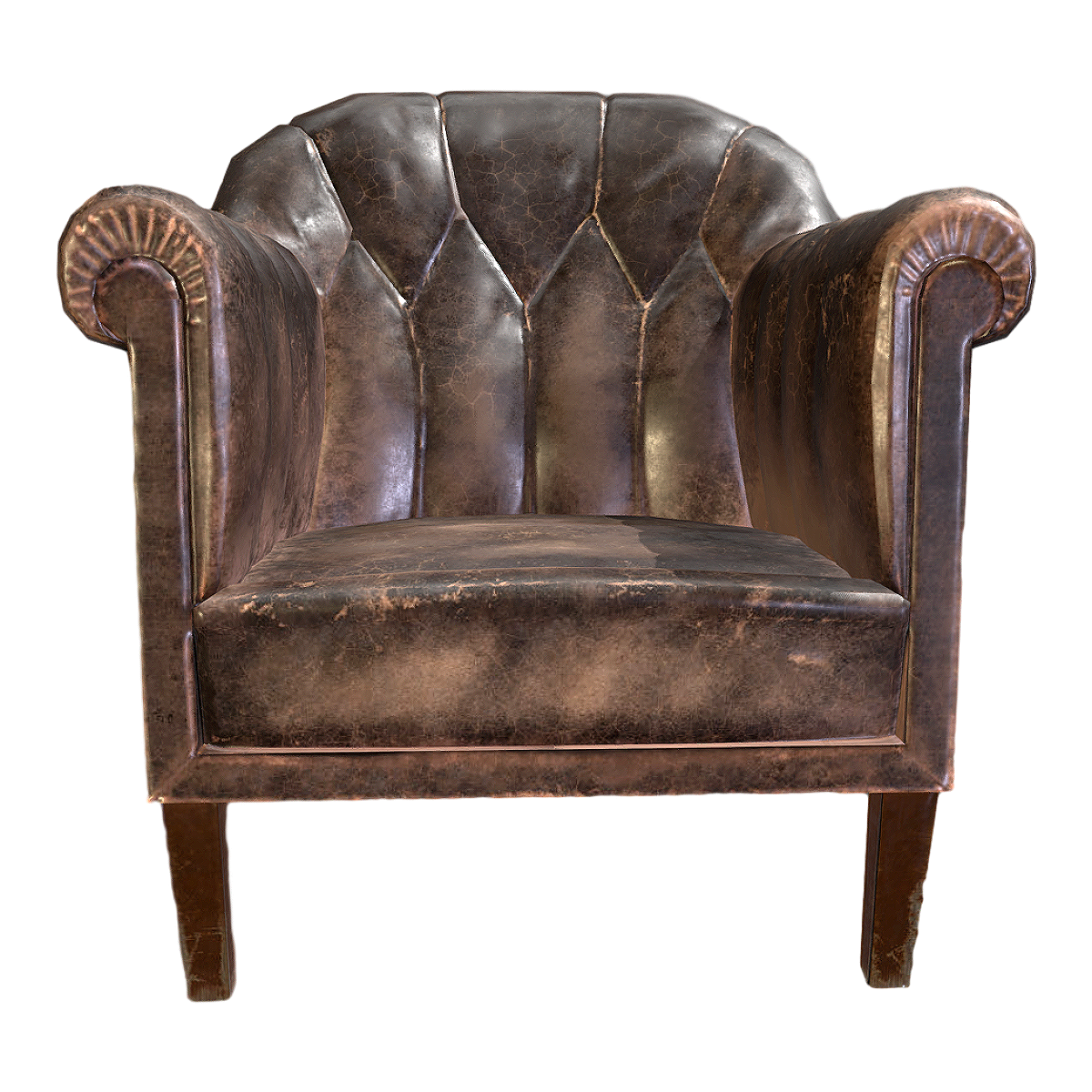 做旧复古美式真皮单人沙发椅 | 沙发椅,真皮沙发,单人沙发,做旧,复古,美式,卧室,客厅,高脚沙发椅,3D模型,3D打印,3D素材,obj,glTF,fbx,dae,stl,3ds,glb,usdz,3dmax,blender模型,VisionPro,3D建模,3D扫描,3d打印模型