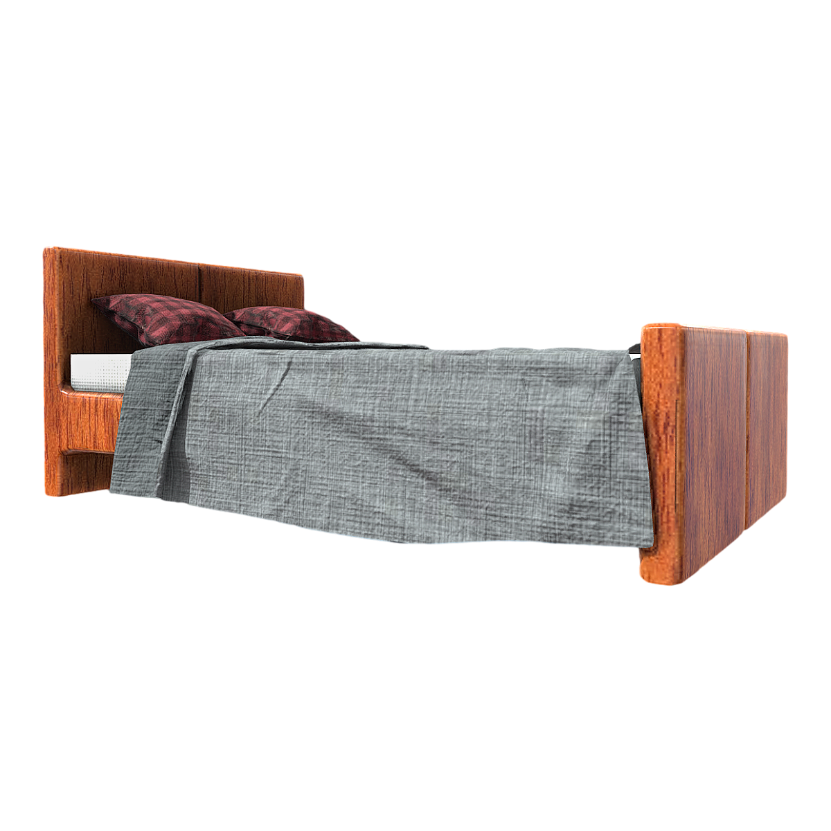 现代简约大板加厚靠背实木双人床 | 实木,简约,现代,双人床,卧室,靠背床,宾馆床,客房床,3D模型,3D打印,3D素材,obj,glTF,fbx,dae,stl,3ds,glb,usdz,3dmax,blender模型,VisionPro,3D建模,3D扫描,3d打印模型