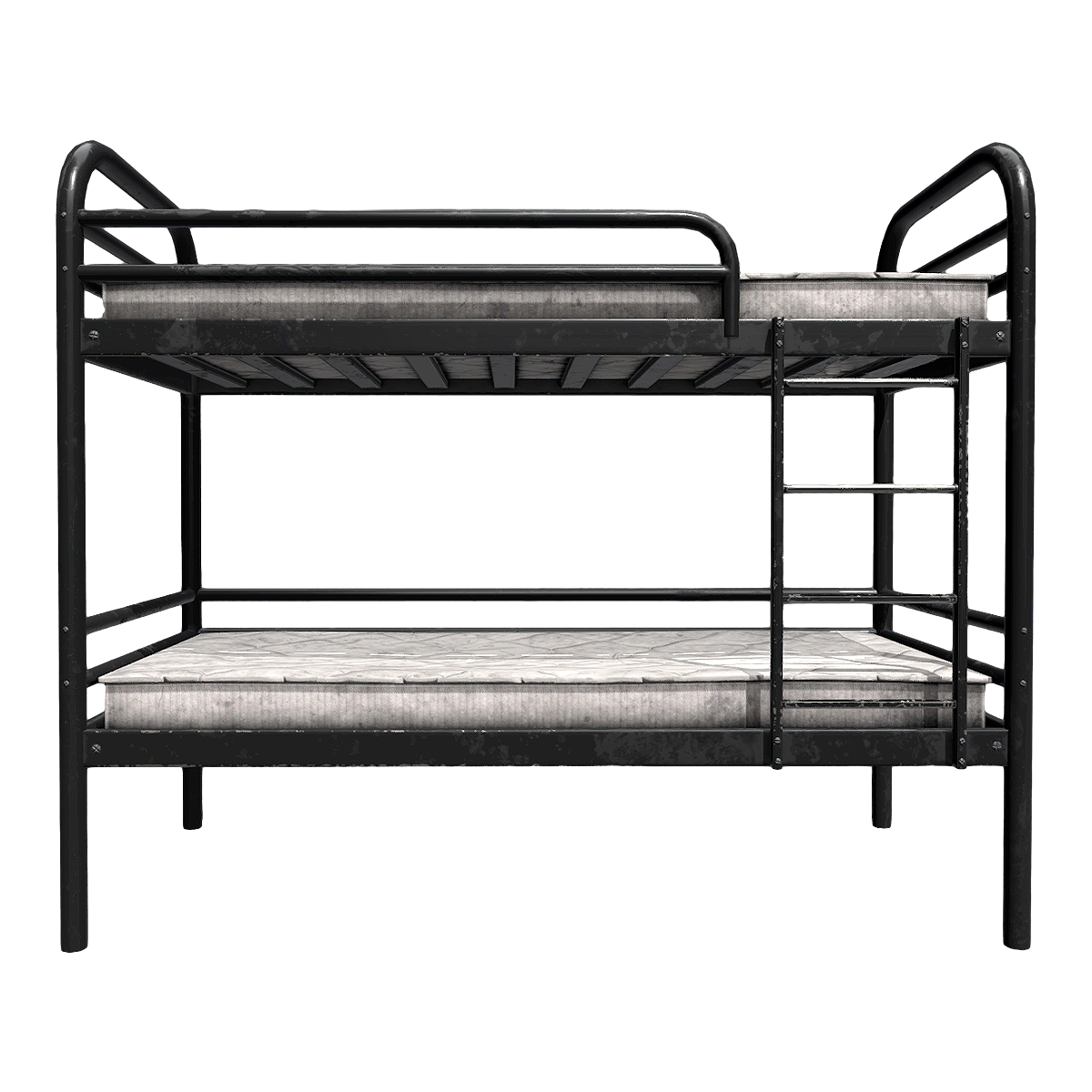 做旧极简铁艺黑漆上下铺宿舍床 | 做旧,极简,双层床,铁架床,宿舍床,员工床,子母床,上下床,上下铺,宿舍,3D模型,3D打印,3D素材,obj,glTF,fbx,dae,stl,3ds,glb,usdz,3dmax,blender模型,VisionPro,3D建模,3D扫描,3d打印模型