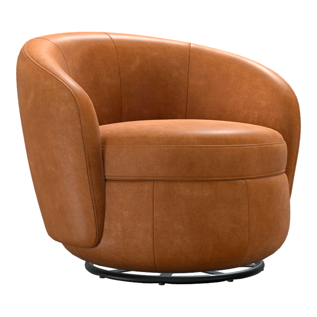 简约意式轻奢棕色皮革沙发凳 | 沙发椅,简约,靠背椅,轻奢,卧室,蜗牛椅,意式,沙发凳,咖啡厅,皮革沙发凳,3D模型,3D打印,3D素材,obj,glTF,fbx,dae,stl,3ds,glb,usdz,3dmax,blender模型,VisionPro,3D建模,3D扫描,3d打印模型