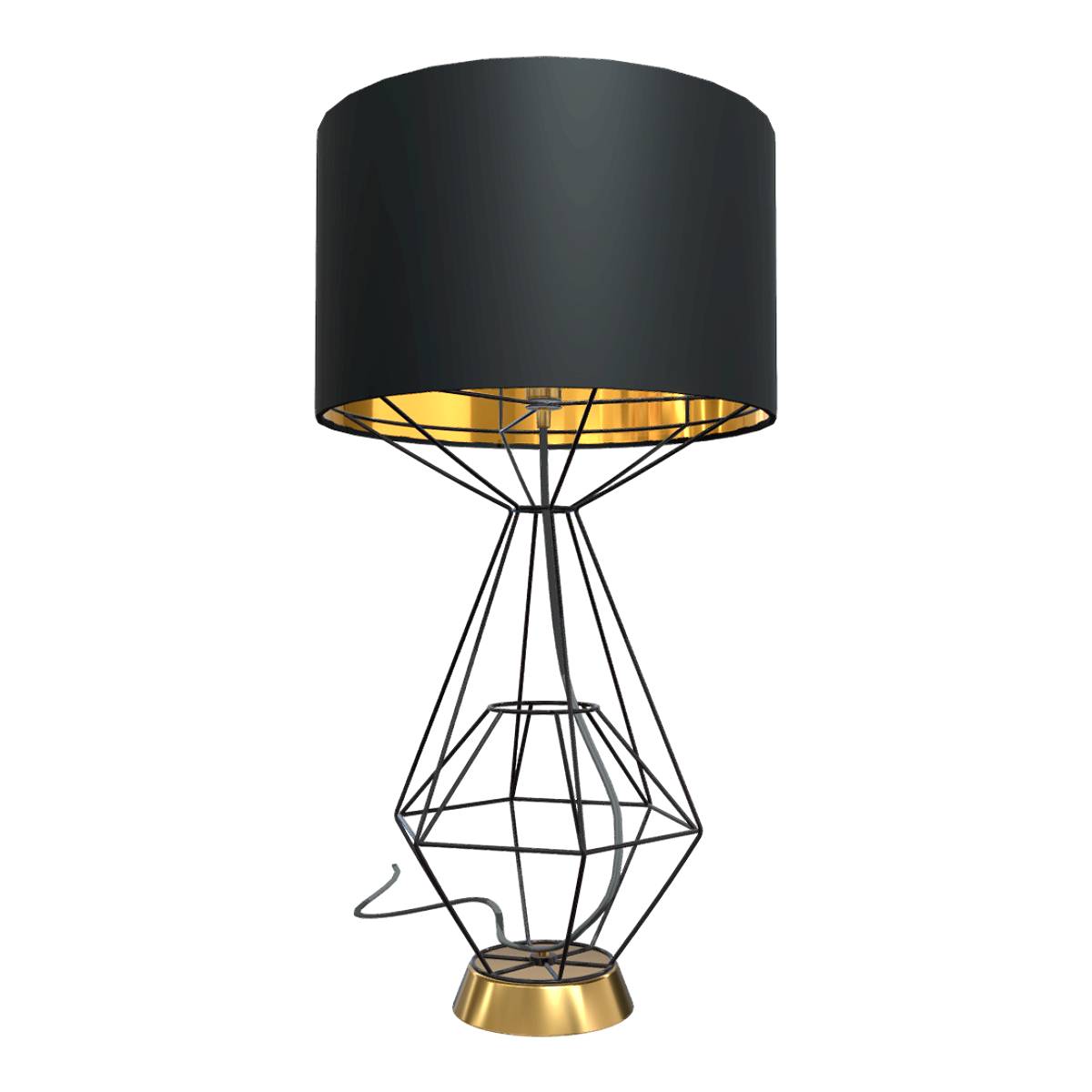 简约北欧轻奢黑金铁艺台灯床头灯 | 北欧风,简约,轻奢,床头灯,室内灯具,卧室灯,铁艺台灯,金属台灯,3D模型,3D打印,3D素材,obj,glTF,fbx,dae,stl,3ds,glb,usdz,3dmax,blender模型,VisionPro,3D建模,3D扫描,3d打印模型