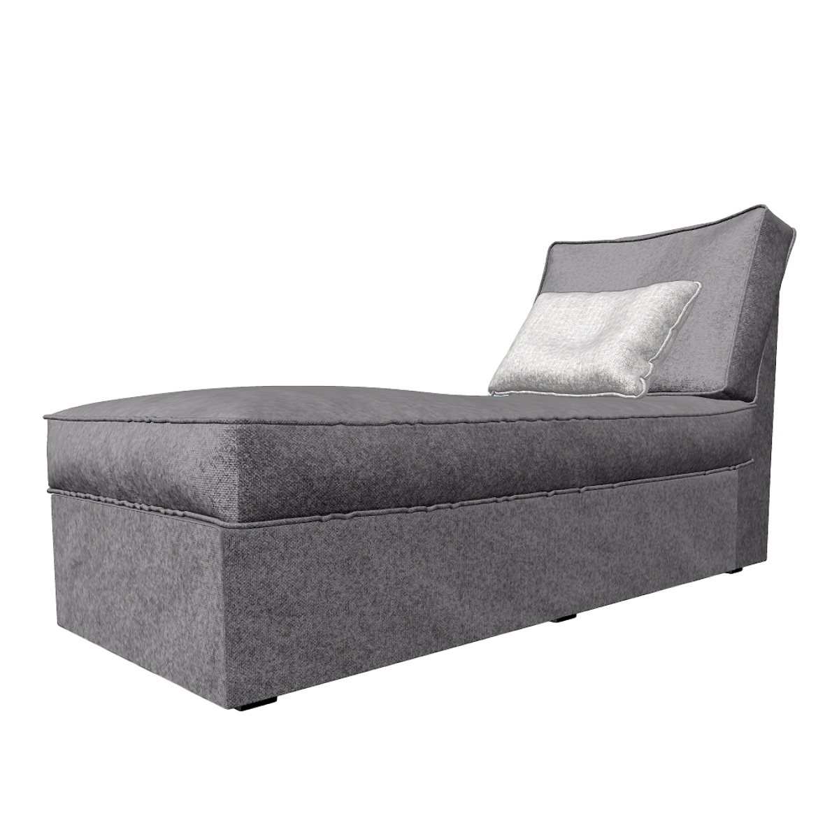 简约侘寂风灰色布艺沙发躺椅贵妃椅 | 沙发椅,简约,床尾凳,侘寂风,懒人躺椅,午休椅,沙发躺椅,布艺躺椅,灰色沙发椅,无扶手单人沙发躺椅,3D模型,3D打印,3D素材,obj,glTF,fbx,dae,stl,3ds,glb,usdz,3dmax,blender模型,VisionPro,3D建模,3D扫描,3d打印模型