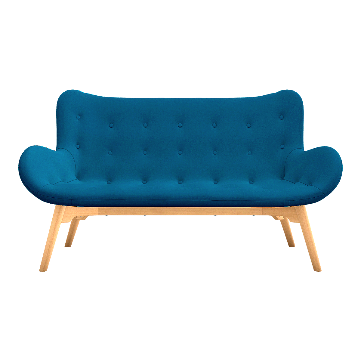 现代简约北欧风湖蓝色布艺拉扣沙发椅多人位沙发 | 北欧风,简约,现代,布艺沙发,实木沙发,多人位沙发,高脚沙发,一字型沙发,拉扣沙发,直排沙发,3D模型,3D打印,3D素材,obj,glTF,fbx,dae,stl,3ds,glb,usdz,3dmax,blender模型,VisionPro,3D建模,3D扫描,3d打印模型