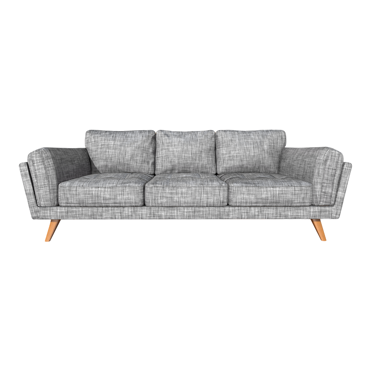 现代简约北欧花灰色布艺软包沙发多人位直排沙发 | 北欧风,简约,现代,布艺沙发,多人位沙发,高脚沙发,一字型沙发,直排沙发,布艺软包沙发,接待室沙发,3D模型,3D打印,3D素材,obj,glTF,fbx,dae,stl,3ds,glb,usdz,3dmax,blender模型,VisionPro,3D建模,3D扫描,3d打印模型