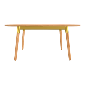 现代简约轻奢北欧风实木桌椭圆形餐桌