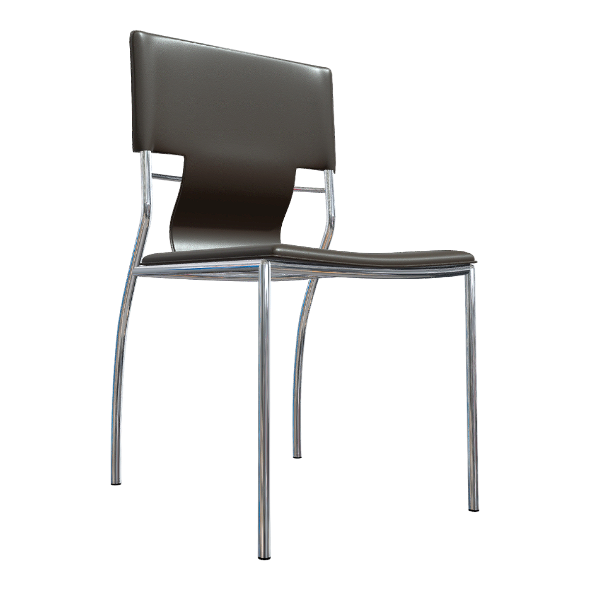 简约意式深棕色马鞍皮靠背椅休闲餐椅 | 简约,靠背椅,餐椅,休闲椅,意式家具,餐厅椅,咖啡厅椅,皮革靠背椅,意式靠背椅,马鞍皮靠背椅,3D模型,3D打印,3D素材,obj,glTF,fbx,dae,stl,3ds,glb,usdz,3dmax,blender模型,VisionPro,3D建模,3D扫描,3d打印模型