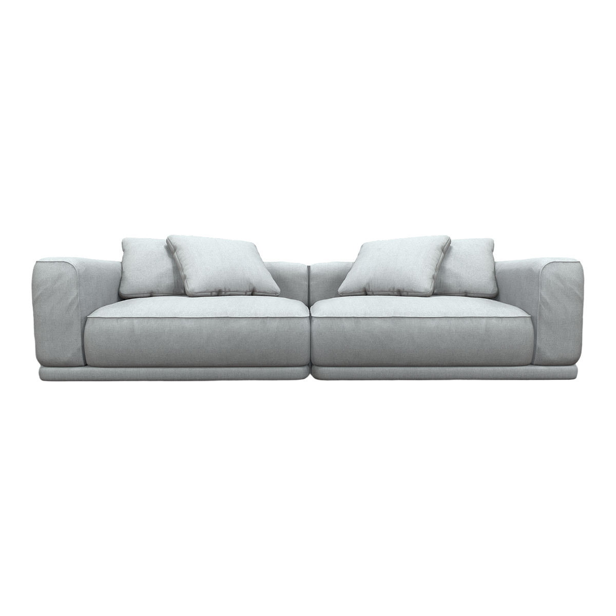 现代极简北欧风灰色布艺软包双人位沙发直排沙发 | 北欧风,现代,布艺沙发,极简风,侘寂风,多人位沙发,双人位沙发,一字型沙发,直排沙发,布艺软包沙发,3D模型,3D打印,3D素材,obj,glTF,fbx,dae,stl,3ds,glb,usdz,3dmax,blender模型,VisionPro,3D建模,3D扫描,3d打印模型