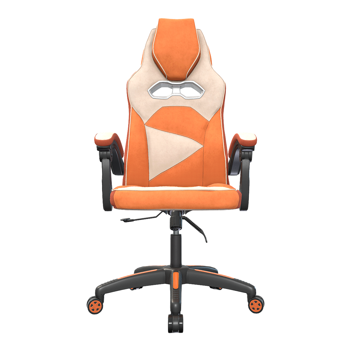 现代简约橙色皮革软包高背电竞椅滚轮办公椅 | 简约,现代,办公椅,旋转椅,电脑椅,升降椅,滚轮椅,电竞椅,滚轮电竞椅,皮革软包电竞椅,3D模型,3D打印,3D素材,obj,glTF,fbx,dae,stl,3ds,glb,usdz,3dmax,blender模型,VisionPro,3D建模,3D扫描,3d打印模型