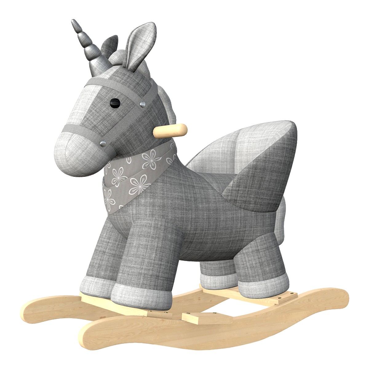 布艺灰色独角兽实木儿童摇椅木马摇椅 | 宝宝摇椅,实木摇椅,布艺摇椅,儿童木马,儿童摇椅,木马摇椅,儿童摇摇马,儿童摇摇车,木马玩具,儿童玩具椅,3D模型,3D打印,3D素材,obj,glTF,fbx,dae,stl,3ds,glb,usdz,3dmax,blender模型,VisionPro,3D建模,3D扫描,3d打印模型