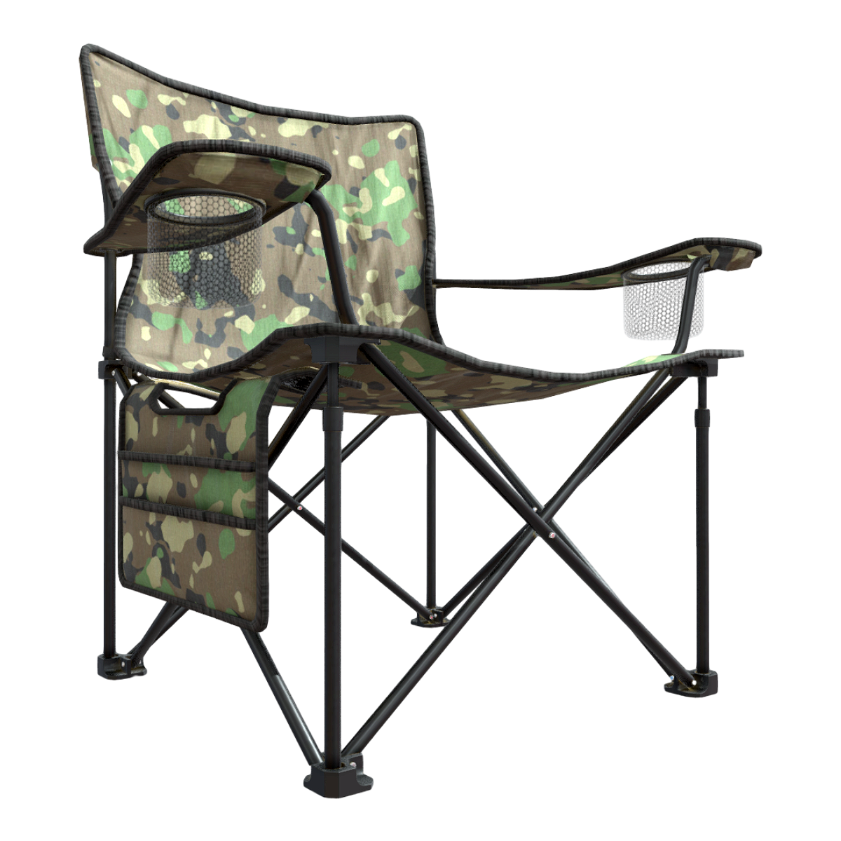 休闲户外迷彩便携式折叠椅沙滩钓鱼椅露营椅 | 靠背椅,休闲椅,沙滩椅,钓鱼椅,写生椅,导演椅,露营椅,户外折叠椅,迷彩折叠椅,户外扶手椅,3D模型,3D打印,3D素材,obj,glTF,fbx,dae,stl,3ds,glb,usdz,3dmax,blender模型,VisionPro,3D建模,3D扫描,3d打印模型