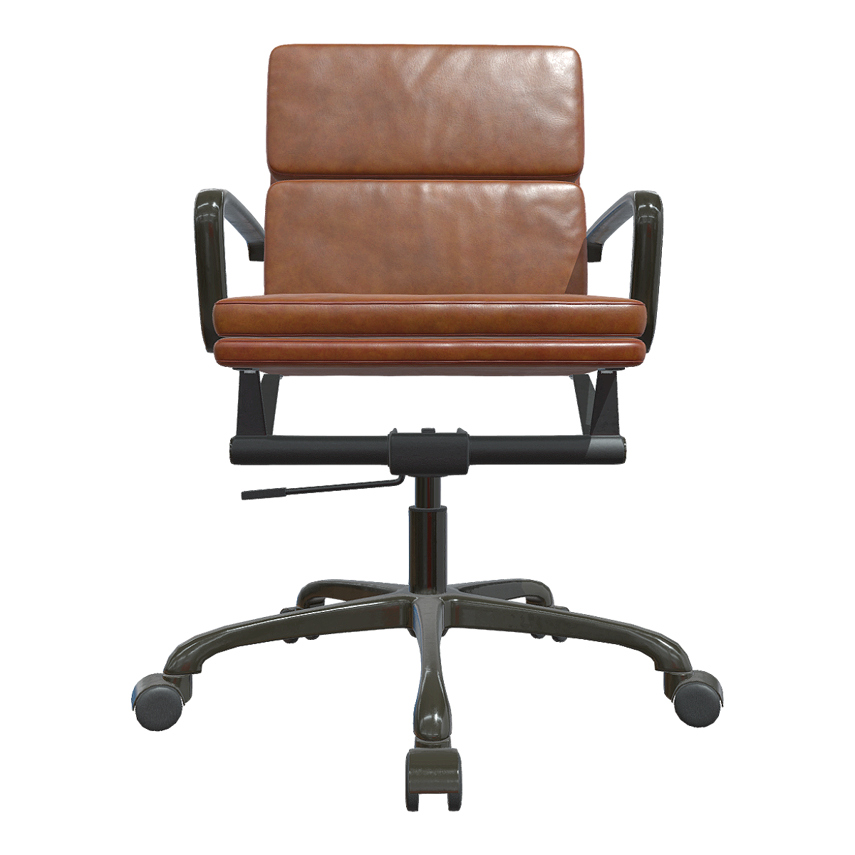 简约中古风棕色真皮软包靠背旋转椅办公室滚轮升降椅 | 简约,靠背椅,办公椅,扶手椅,电脑椅,升降椅,滚轮椅,中古风办公椅,中古风电脑椅,真皮电脑椅,3D模型,3D打印,3D素材,obj,glTF,fbx,dae,stl,3ds,glb,usdz,3dmax,blender模型,VisionPro,3D建模,3D扫描,3d打印模型