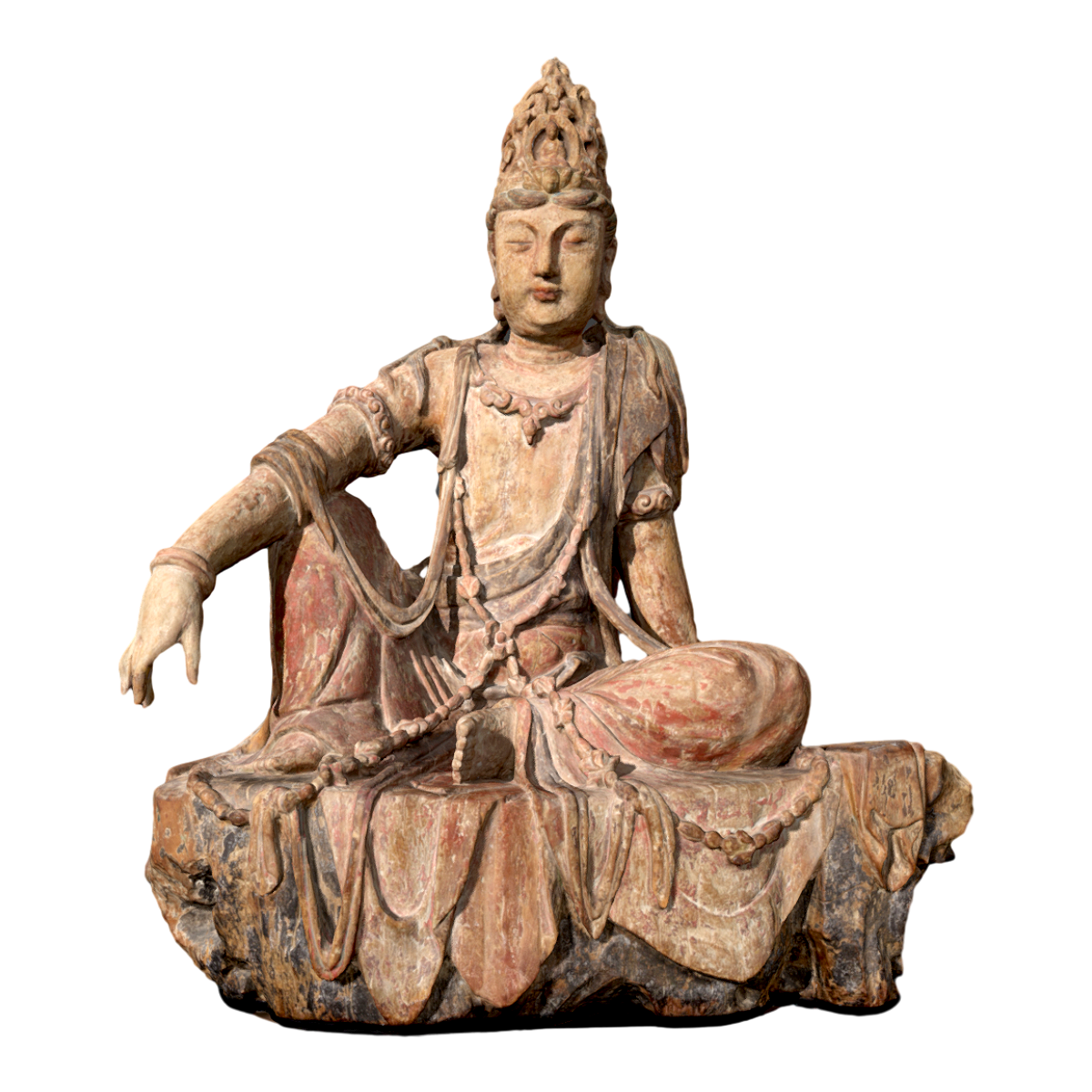 被明尼阿波利斯艺术学院收藏的十二世纪水月观音 | 十二世纪月水观音,月水观音雕像,月水观音石像,观世音菩萨雕像,明尼阿波利斯艺术学院藏品,观世音菩萨3D扫描,观音菩萨3D模型,月水观音3D扫描,佛教艺术,月水观音像,3D模型,3D打印,3D素材,obj,glTF,fbx,dae,stl,3ds,glb,usdz,3dmax,blender模型,VisionPro,3D建模,3D扫描,3d打印模型