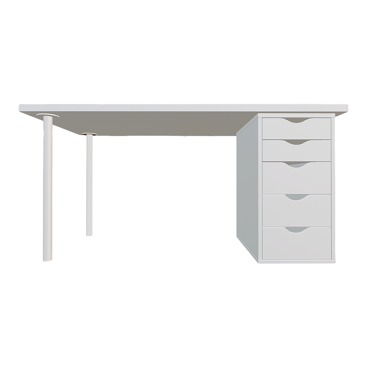 IKEA宜家LINNMON利蒙/ADILS阿迪斯系列白色极简带抽屉办公桌书桌 | 宜家,办公桌,书桌,IKEA,极简风,抽屉桌,LINNMON,宜家利蒙系列,ADILS,宜家阿迪斯系列,3D模型,3D打印,3D素材,obj,glTF,fbx,dae,stl,3ds,glb,usdz,3dmax,blender模型,VisionPro,3D建模,3D扫描,3d打印模型