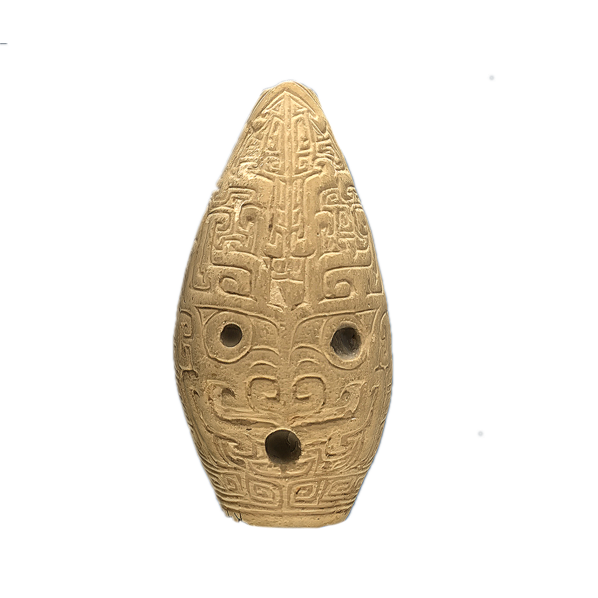 商晚期的白陶兽面纹埙 | 古代乐器,商晚期文物,埙,白陶兽面纹埙,白陶器,商周白陶,商周陶器,商朝埙,白陶埙,埙乐器,3D模型,3D打印,3D素材,obj,glTF,fbx,dae,stl,3ds,glb,usdz,3dmax,blender模型,VisionPro,3D建模,3D扫描,3d打印模型