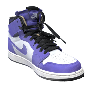 耐克AIR JORDAN 1男子高帮休闲紫白复古运动鞋