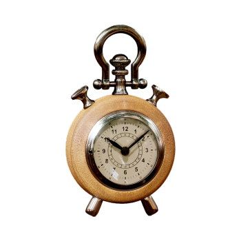 美式简约实木闹钟