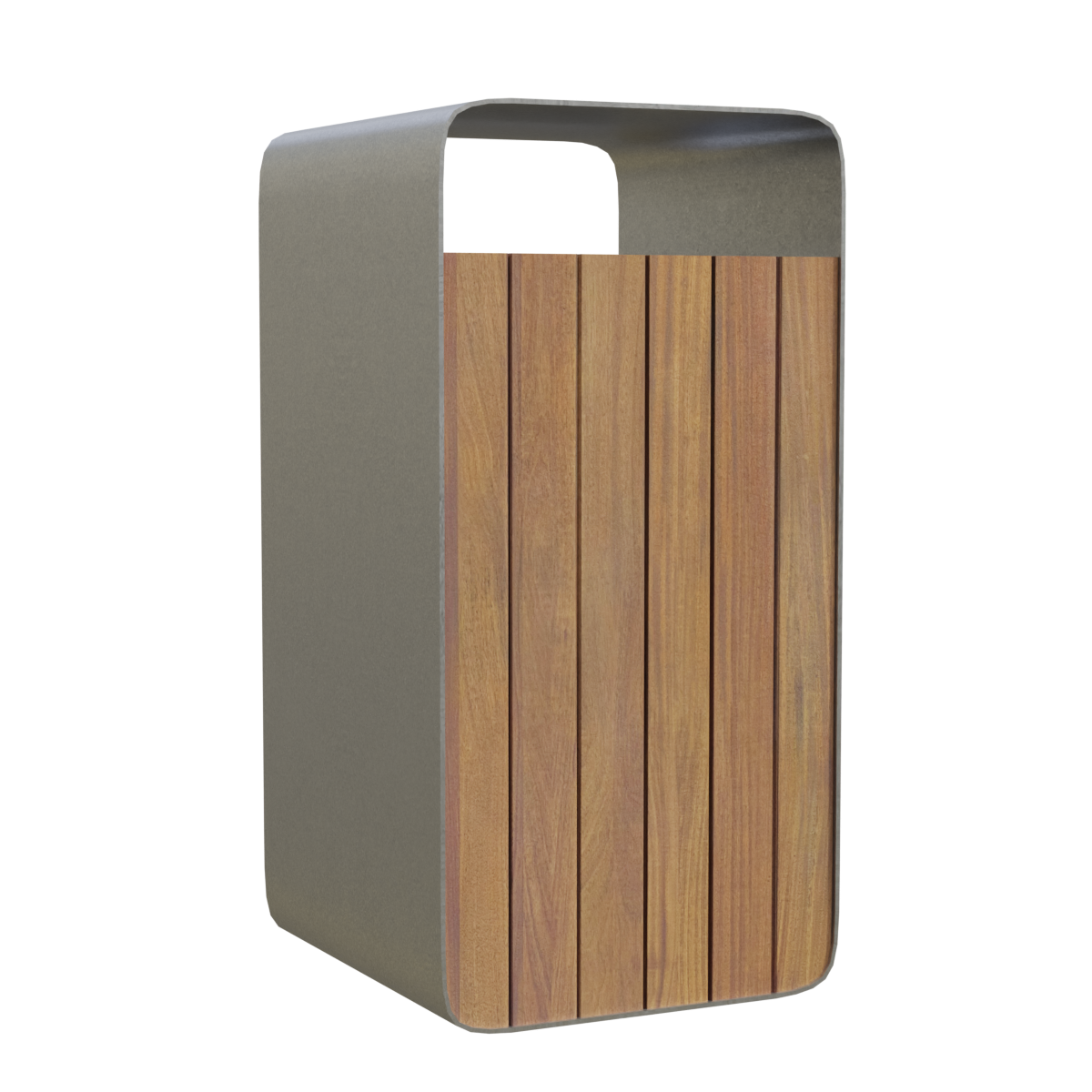 户外公共设施钢木垃圾桶景观垃圾桶 | 垃圾桶,公共垃圾桶,公共设施,户外垃圾桶,果皮箱,不锈钢垃圾桶,钢木垃圾桶,景观垃圾桶,街道垃圾桶,景区垃圾桶,3D模型,3D打印,3D素材,obj,glTF,fbx,dae,stl,3ds,glb,usdz,3dmax,blender模型,VisionPro,3D建模,3D扫描,3d打印模型