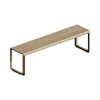 经典都市公园长椅