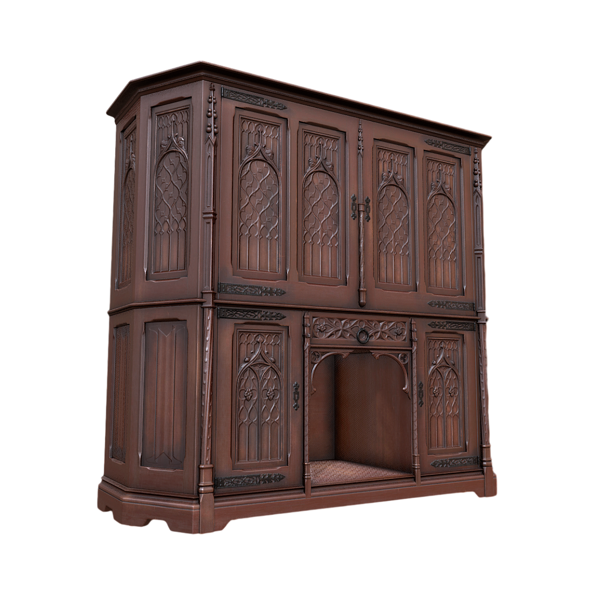 古典哥特式落地柜 | 家具,柜子,实木家具,古典,室内家具,柜子3D模型,落地柜,哥特式,哥特式家具,3D模型,3D打印,3D素材,obj,glTF,fbx,dae,stl,3ds,glb,usdz,3dmax,blender模型,VisionPro,3D建模,3D扫描,3d打印模型