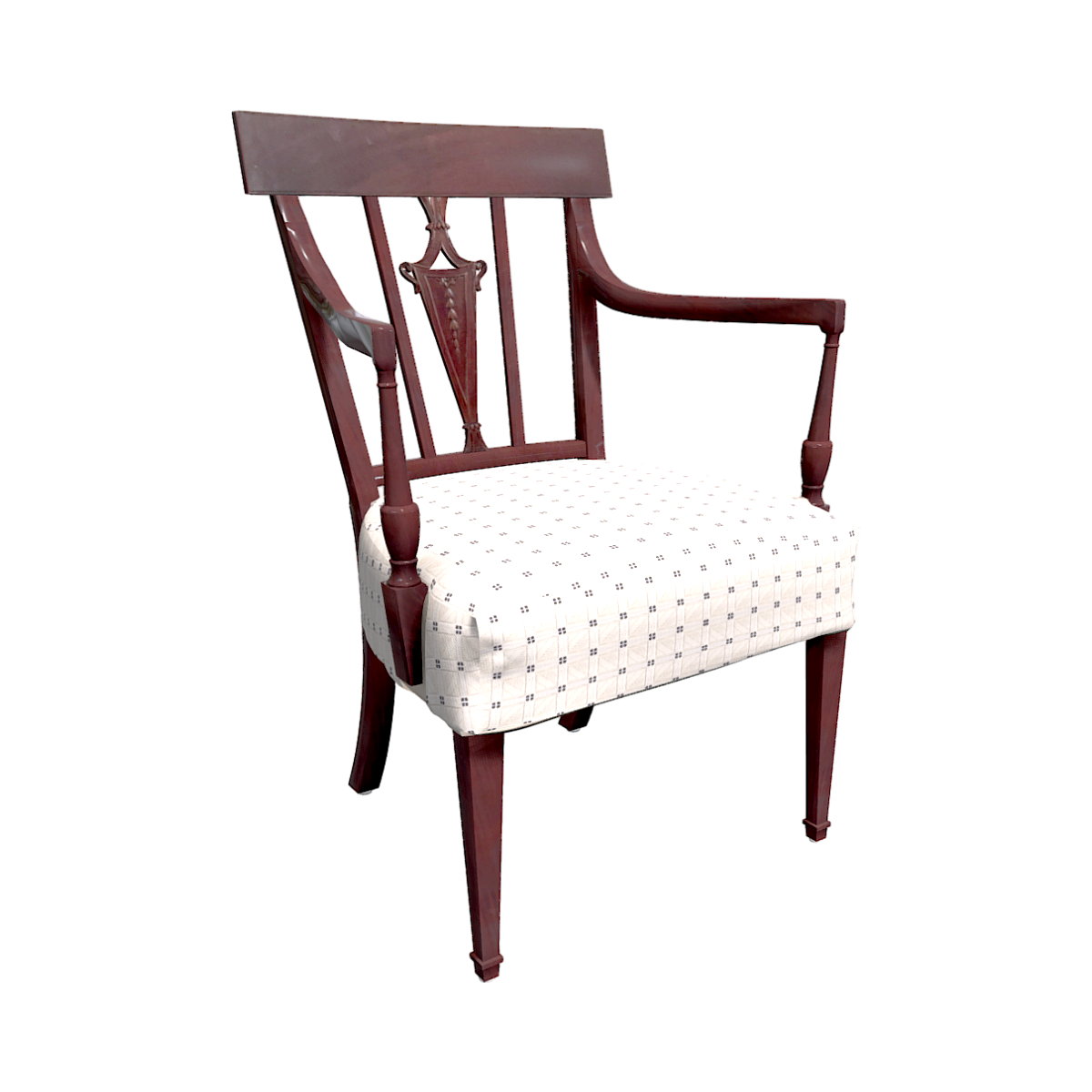 十九世纪英格兰风织物扶手椅 | 家具,椅子,靠背椅,扶手椅,椅子3D模型,室内家具,古董家具,十九世纪家具,十九世纪,英格兰风,3D模型,3D打印,3D素材,obj,glTF,fbx,dae,stl,3ds,glb,usdz,3dmax,blender模型,VisionPro,3D建模,3D扫描,3d打印模型