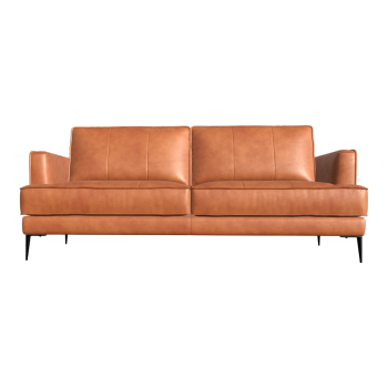 欧式摩登现代风皮革沙发