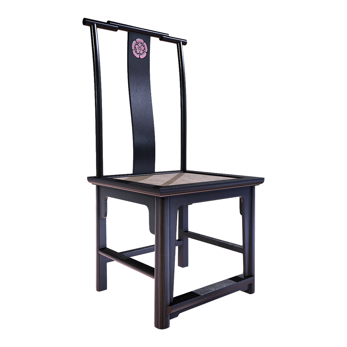 日式复古风黑檀木靠背椅 | 家具,椅子,实木家具,复古风,靠背椅,椅子3D模型,室内家具,黑檀木,日式家具,复古设计,3D模型,3D打印,3D素材,obj,glTF,fbx,dae,stl,3ds,glb,usdz,3dmax,blender模型,VisionPro,3D建模,3D扫描,3d打印模型