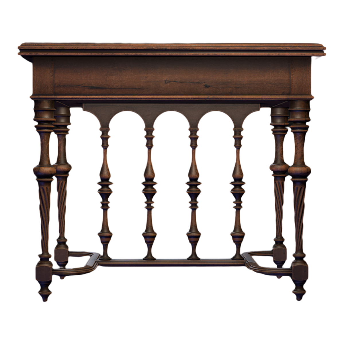 十八世纪巴洛特式古董檀木办公桌 | 家具,桌子,办公桌,桌子3D模型,古董家具,十八世纪家具,十八世纪,办公室家具,巴洛特式,檀木家具,3D模型,3D打印,3D素材,obj,glTF,fbx,dae,stl,3ds,glb,usdz,3dmax,blender模型,VisionPro,3D建模,3D扫描,3d打印模型