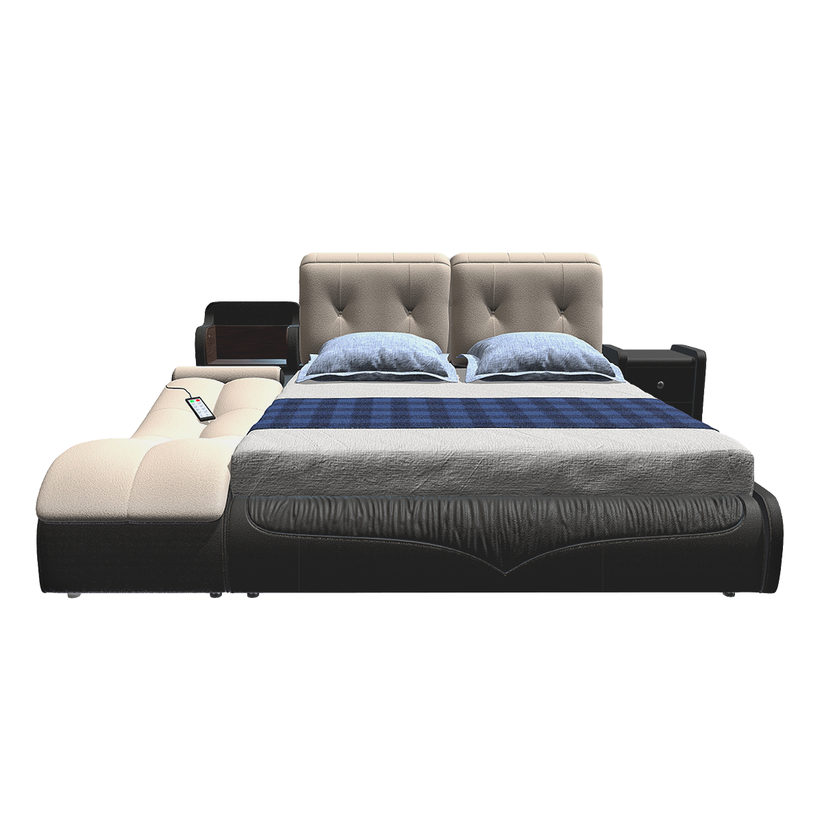 欧式现代风主卧豪华真皮双人床带真皮按摩椅 | 家具,现代风,欧式,按摩椅,床具3D模型,卧室家具,真皮床具,双人床具,豪华床具,真皮按摩椅,3D模型,3D打印,3D素材,obj,glTF,fbx,dae,stl,3ds,glb,usdz,3dmax,blender模型,VisionPro,3D建模,3D扫描,3d打印模型