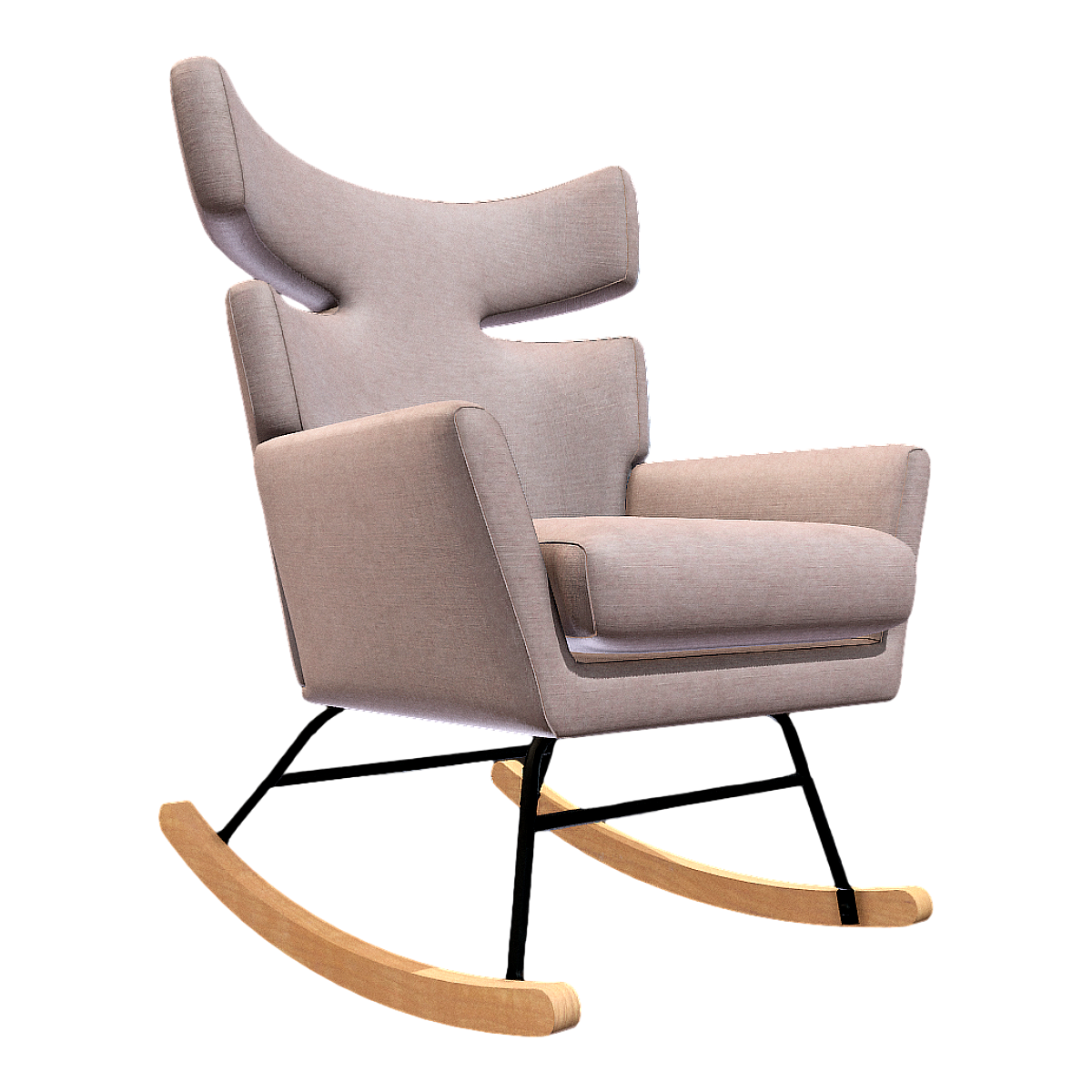 欧式现代风灰色棉绒休闲摇椅 | 家具,椅子,现代风,欧式,休闲椅,椅子3D模型,摇椅,室内家具,棉绒椅,灰色棉绒,3D模型,3D打印,3D素材,obj,glTF,fbx,dae,stl,3ds,glb,usdz,3dmax,blender模型,VisionPro,3D建模,3D扫描,3d打印模型