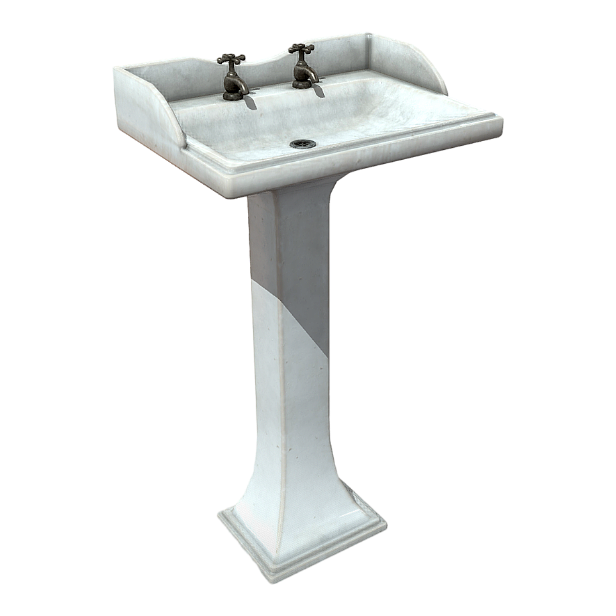 英伦式复古风陈旧陶瓷洗手台 | 复古风,水槽,洗手台,厨卫设施,洗漱台,英伦式,陶瓷制品,陈旧厨卫,洗手台3D模型,陶瓷洗手台,3D模型,3D打印,3D素材,obj,glTF,fbx,dae,stl,3ds,glb,usdz,3dmax,blender模型,VisionPro,3D建模,3D扫描,3d打印模型