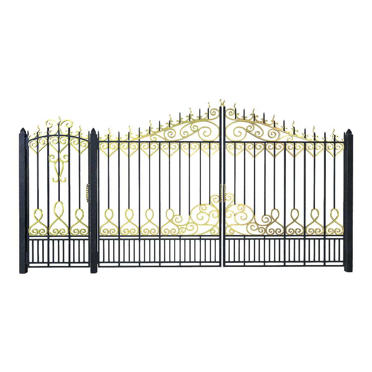 英伦式复古风黄铜庭院子母大门 | 复古风,庭院设施,英伦式,大门,庭院大门,金属大门,大门3D模型,庭院子母门,黄铜大门,英伦式庭院,3D模型,3D打印,3D素材,obj,glTF,fbx,dae,stl,3ds,glb,usdz,3dmax,blender模型,VisionPro,3D建模,3D扫描,3d打印模型